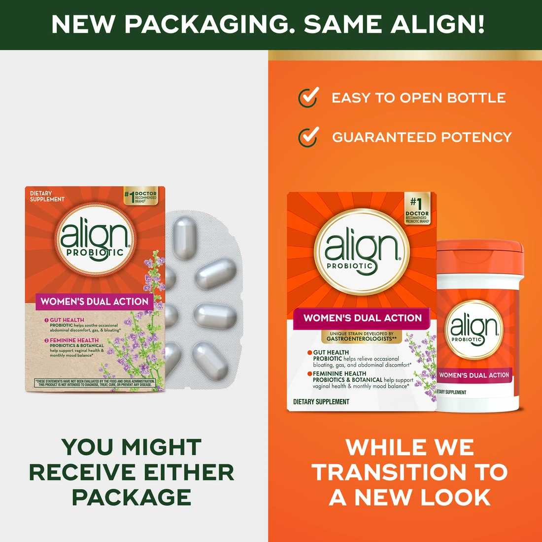 Align 24/7 Digestive Support*§ Probiotic Supplement